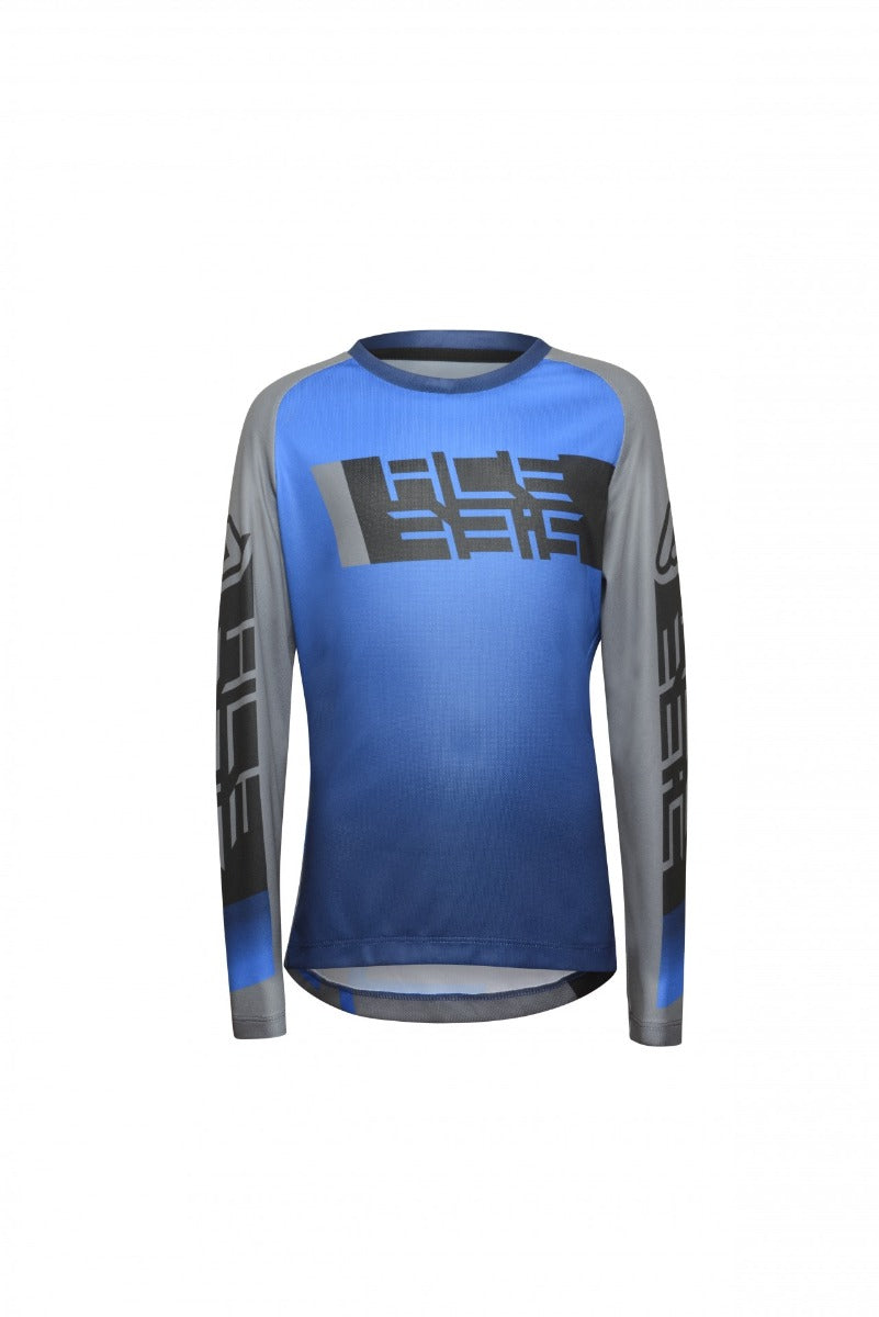 **MX OUTRUN KID JERSEY BLUE/GREY