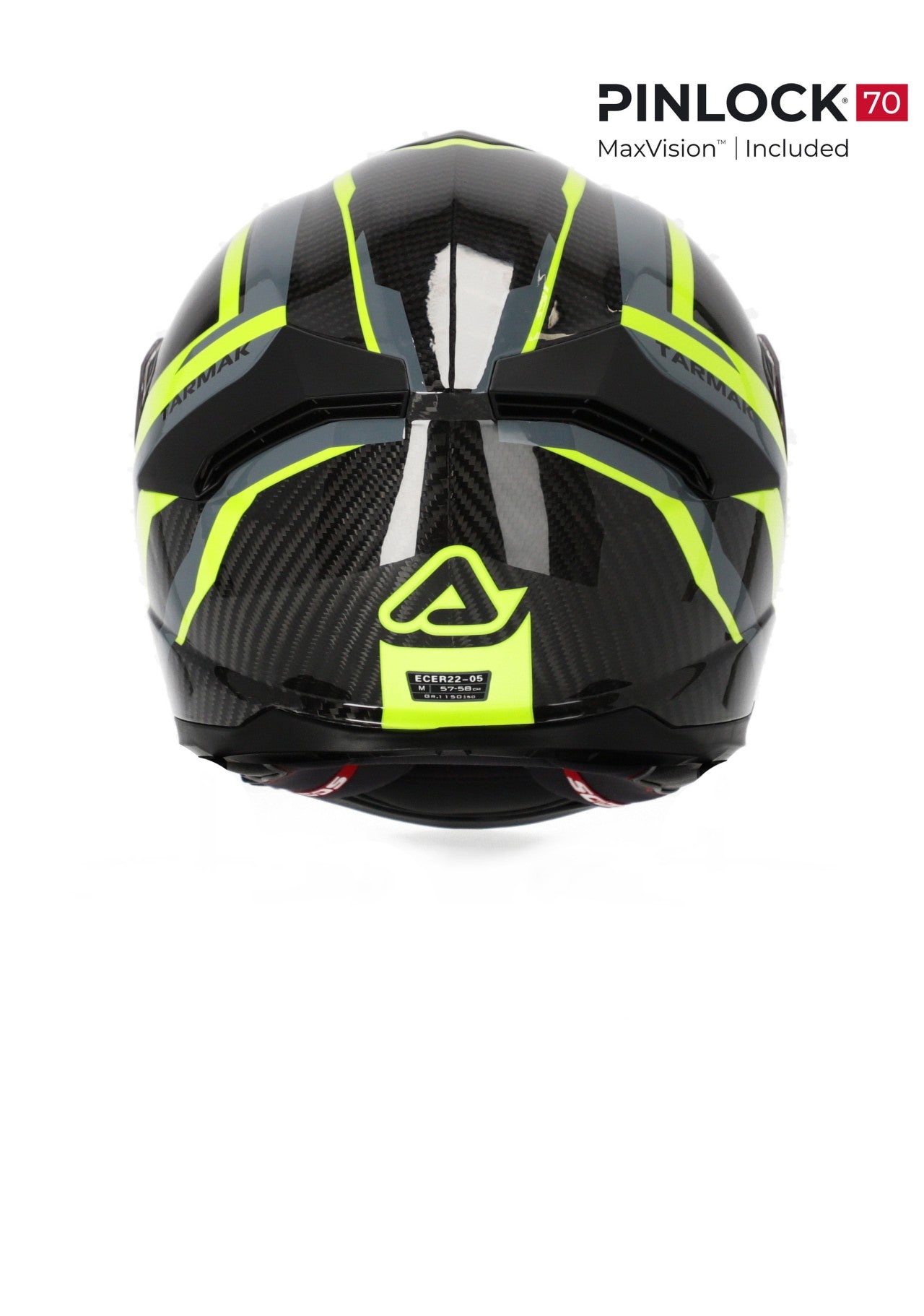 TARMAK HELMET CARBON BLK GREY/YELLOW