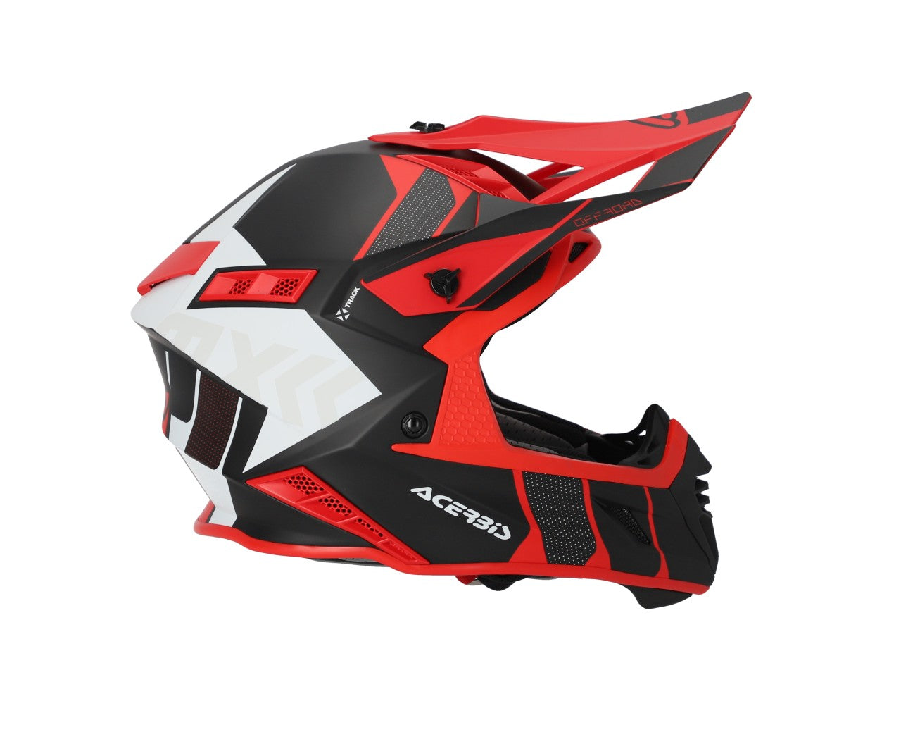 X-TRACK 22-06 HELMET BLACK/RED 323
