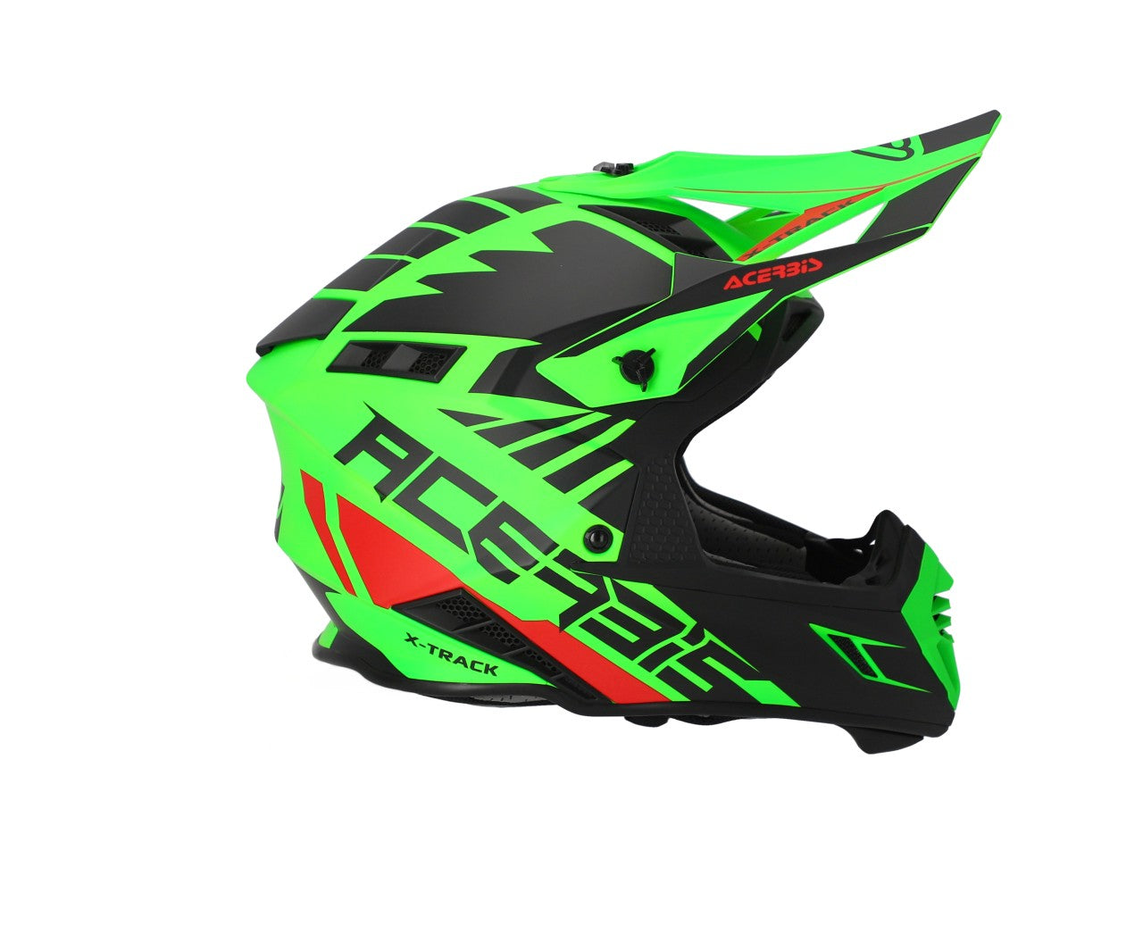 X-TRACK 22-06 HELMET BK/FLO YELLOW