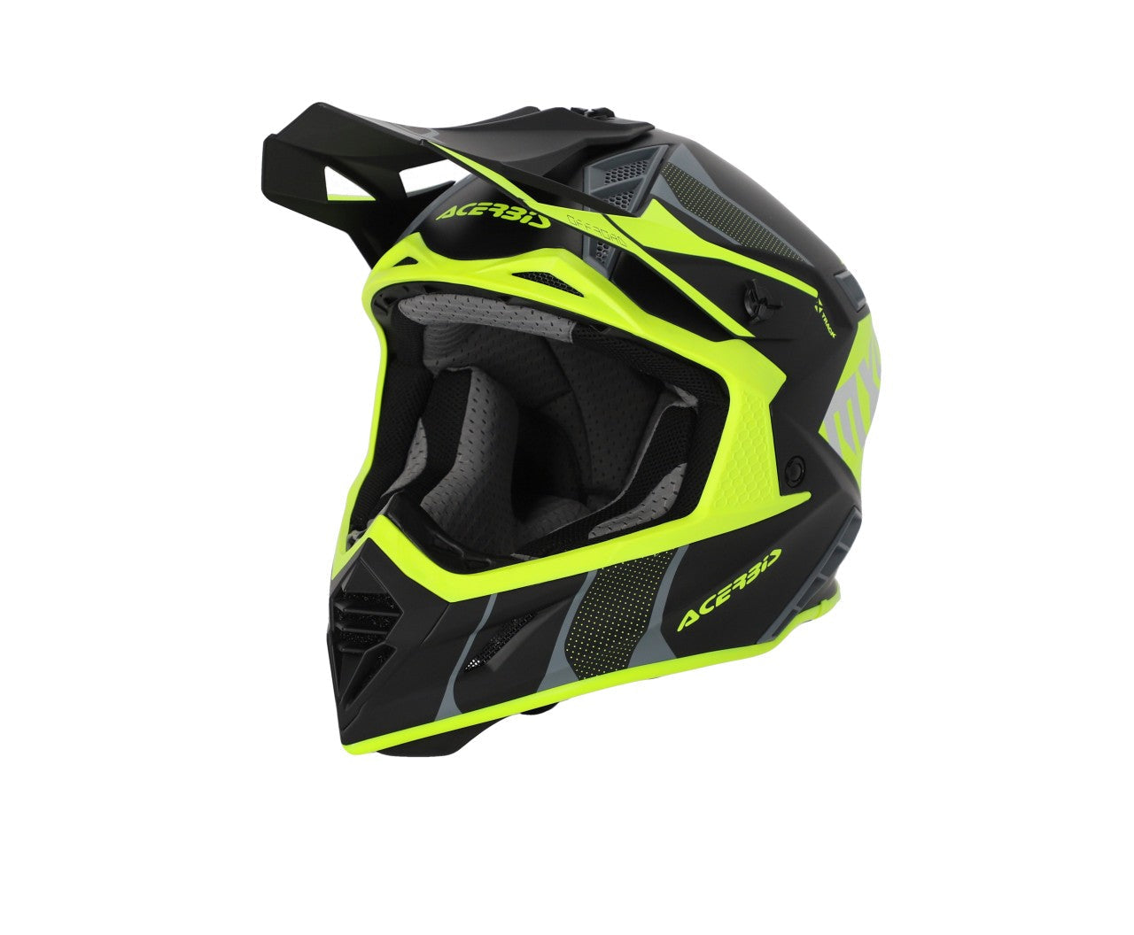 X-TRACK 22-06 HELMET BK/FLO YELLOW