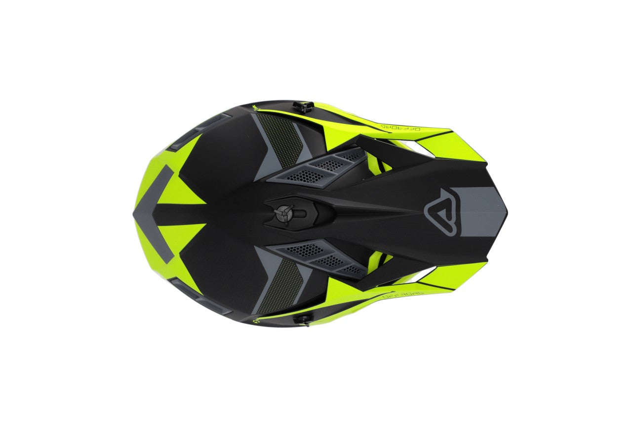 X-TRACK 22-06 HELMET BK/FLO YELLOW