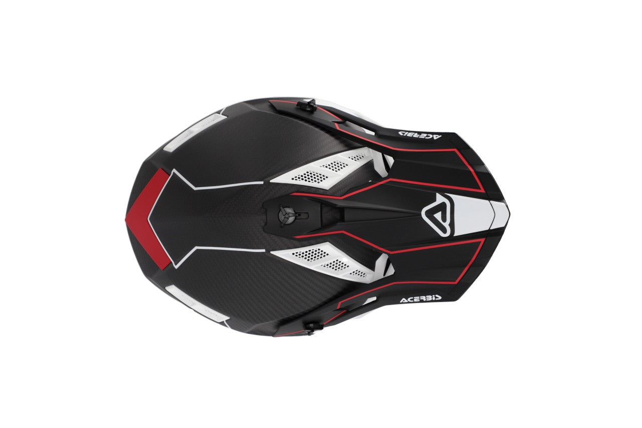 STEEL CARBON 22-06 HELMET BK/RED