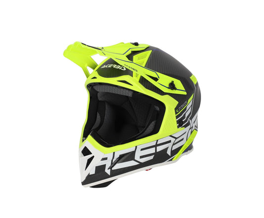 STEEL CARBON 22-06 HELMET BK/FLO YELLOW