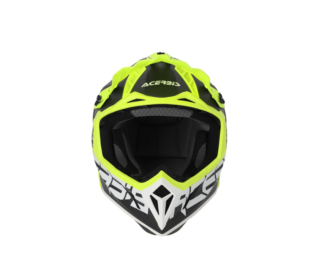 STEEL CARBON 22-06 HELMET BK/FLO YELLOW