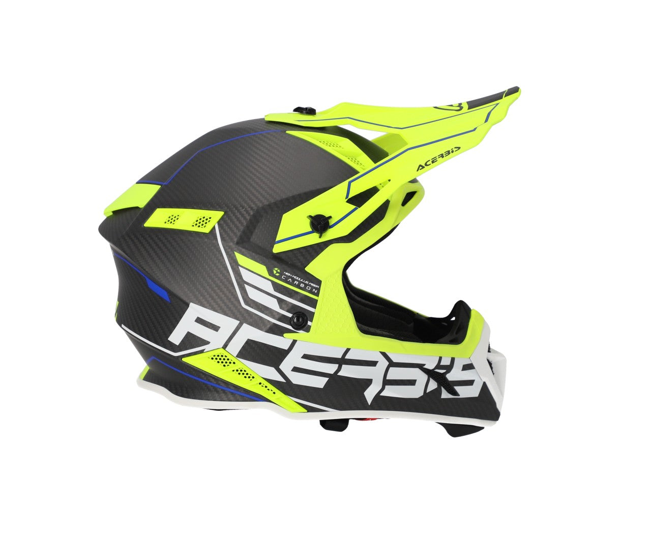 STEEL CARBON 22-06 HELMET BK/FLO YELLOW