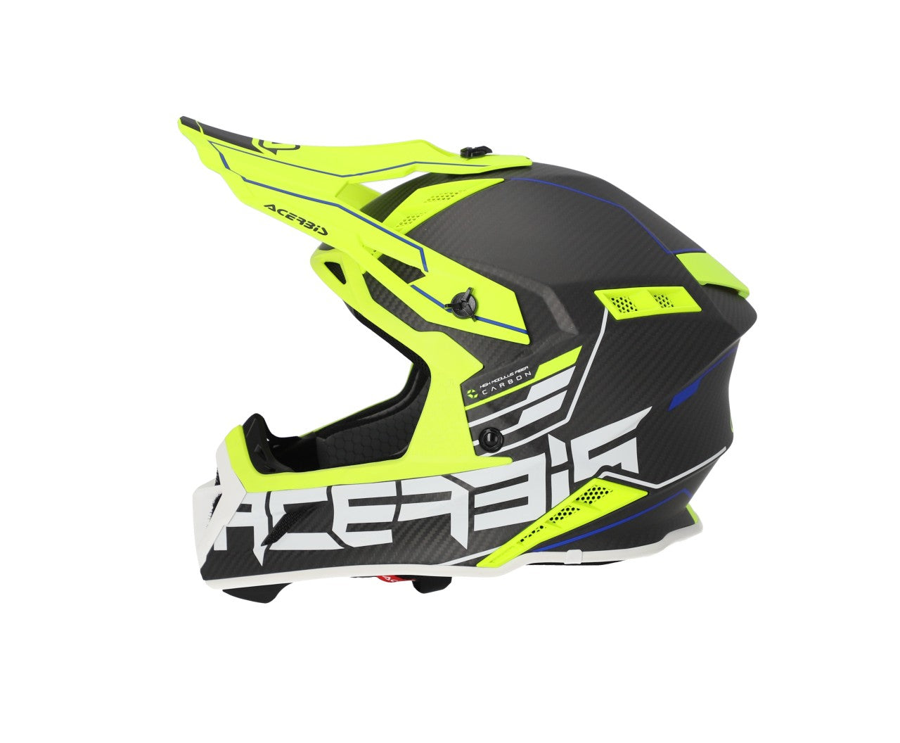 STEEL CARBON 22-06 HELMET BK/FLO YELLOW