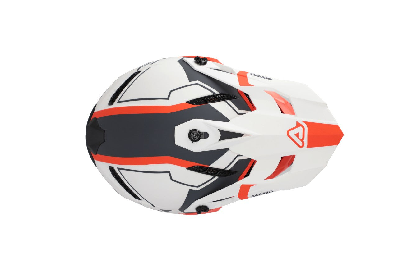 PROFILE 5 22-06 HELMET WH/ORANGE