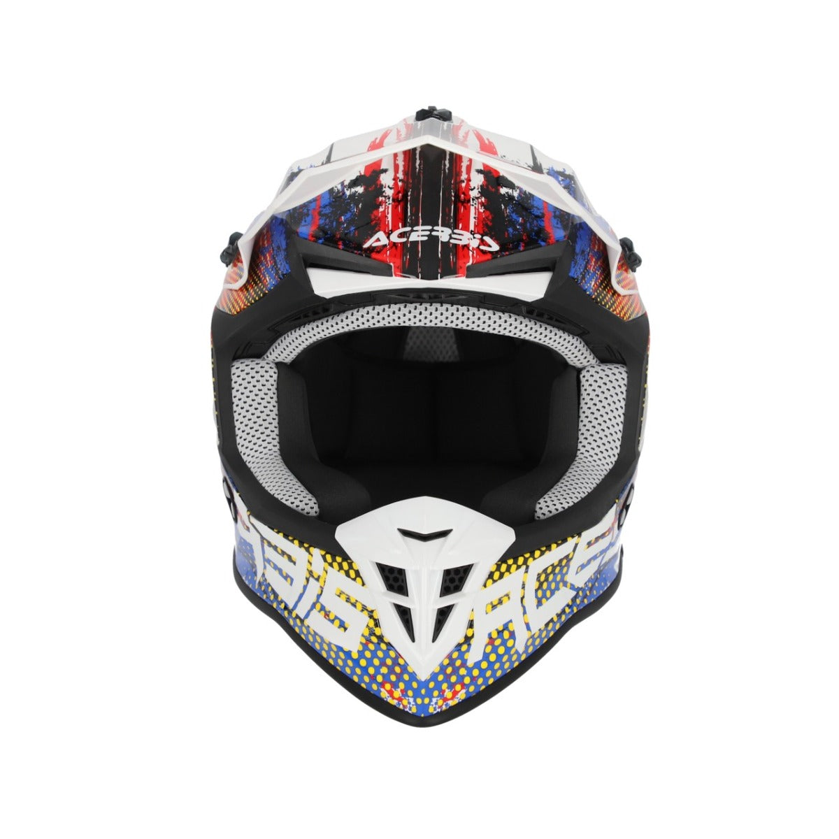 HELMET LINEAR 22-06 WHITE/BLUE/RED