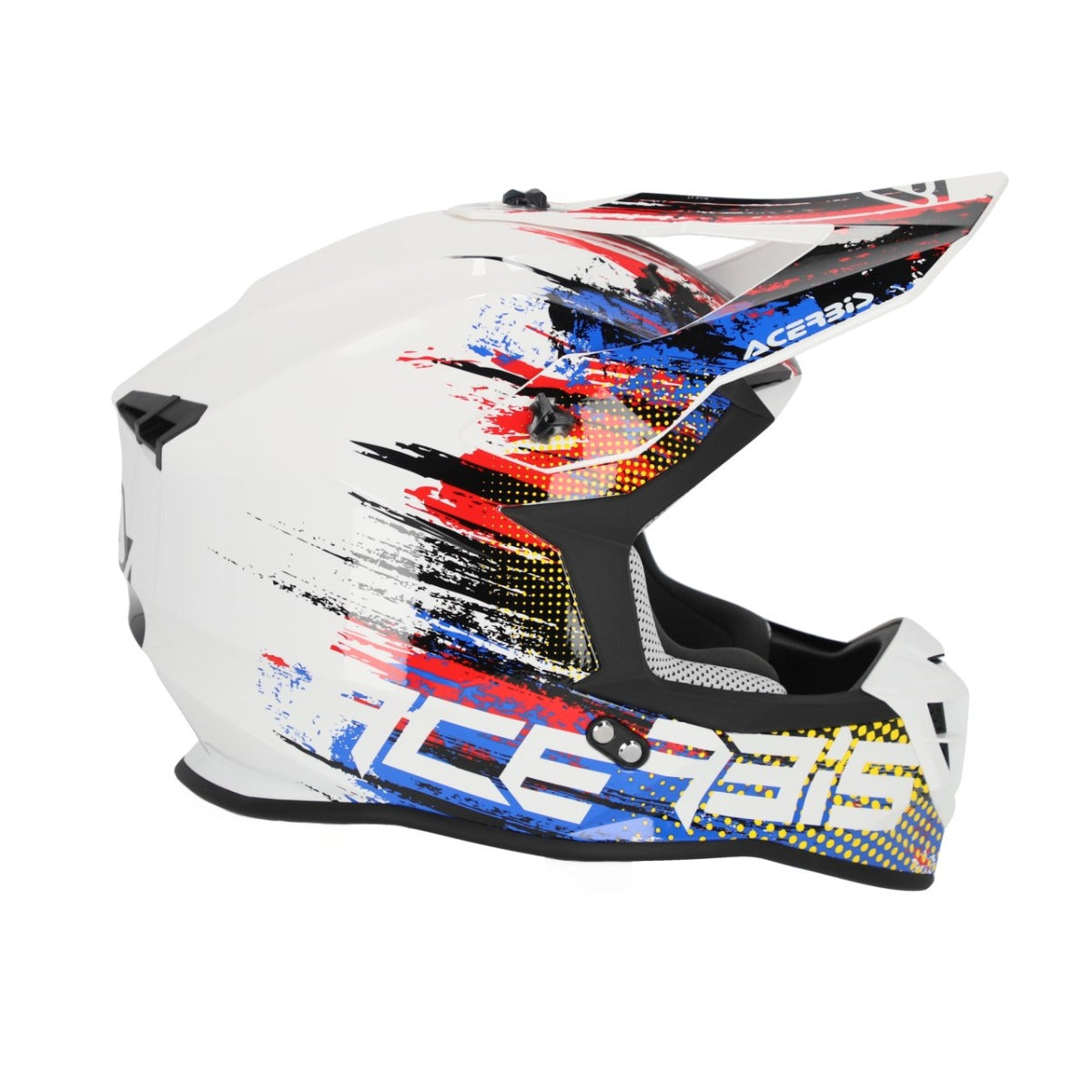 HELMET LINEAR 22-06 WHITE/BLUE/RED