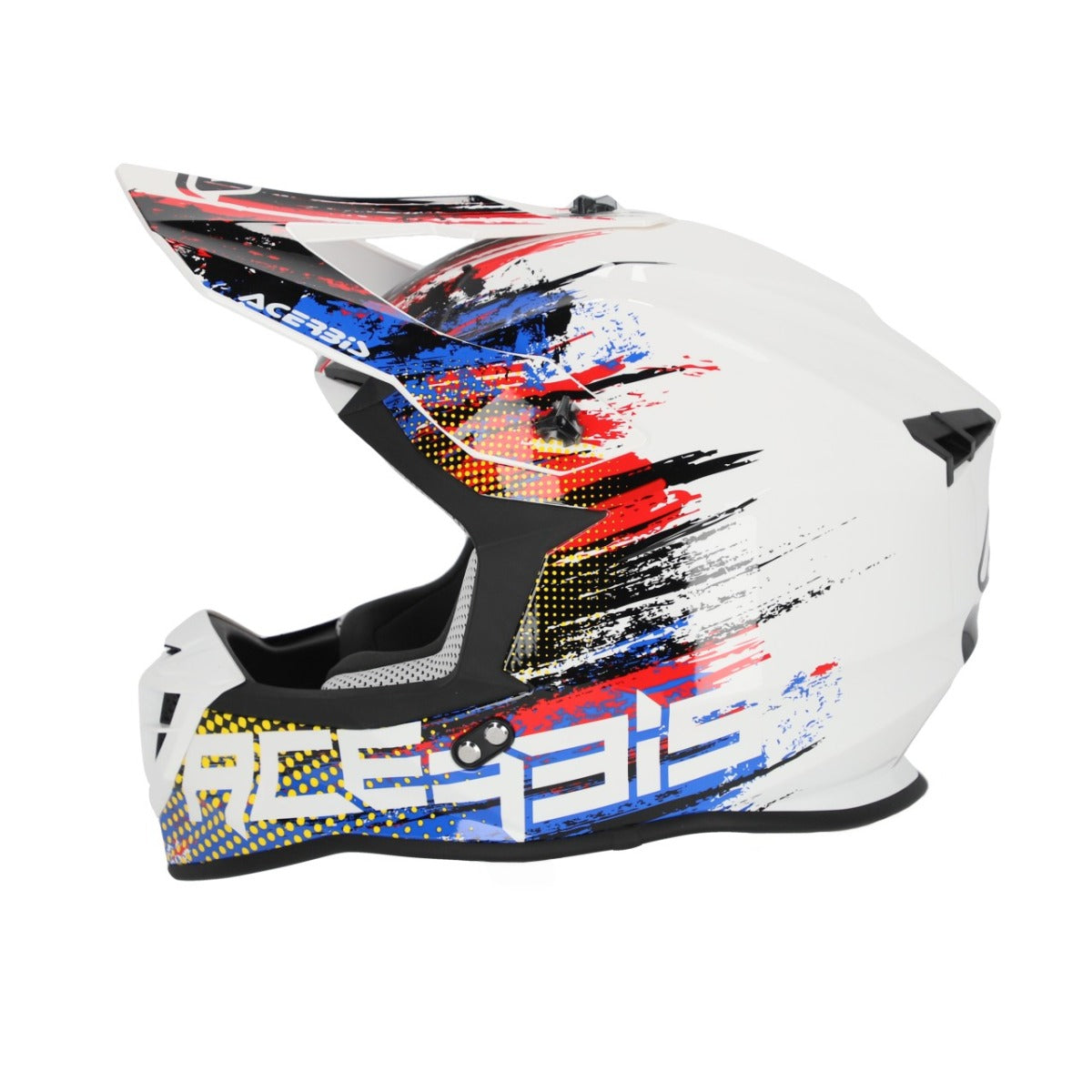 HELMET LINEAR 22-06 WHITE/BLUE/RED