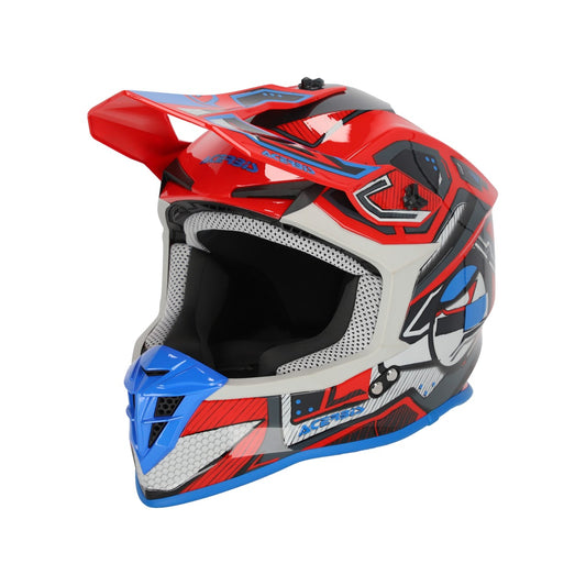 HELMET LINEAR 22-06 RED/BLUE