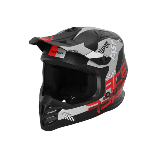 JUNIOR STEEL BLACK/RED