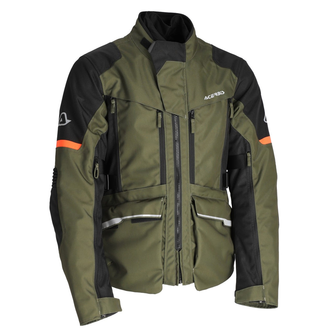 CE X-ROVER JACKET GREEN/ORANGE – Acerbis Moto B2B