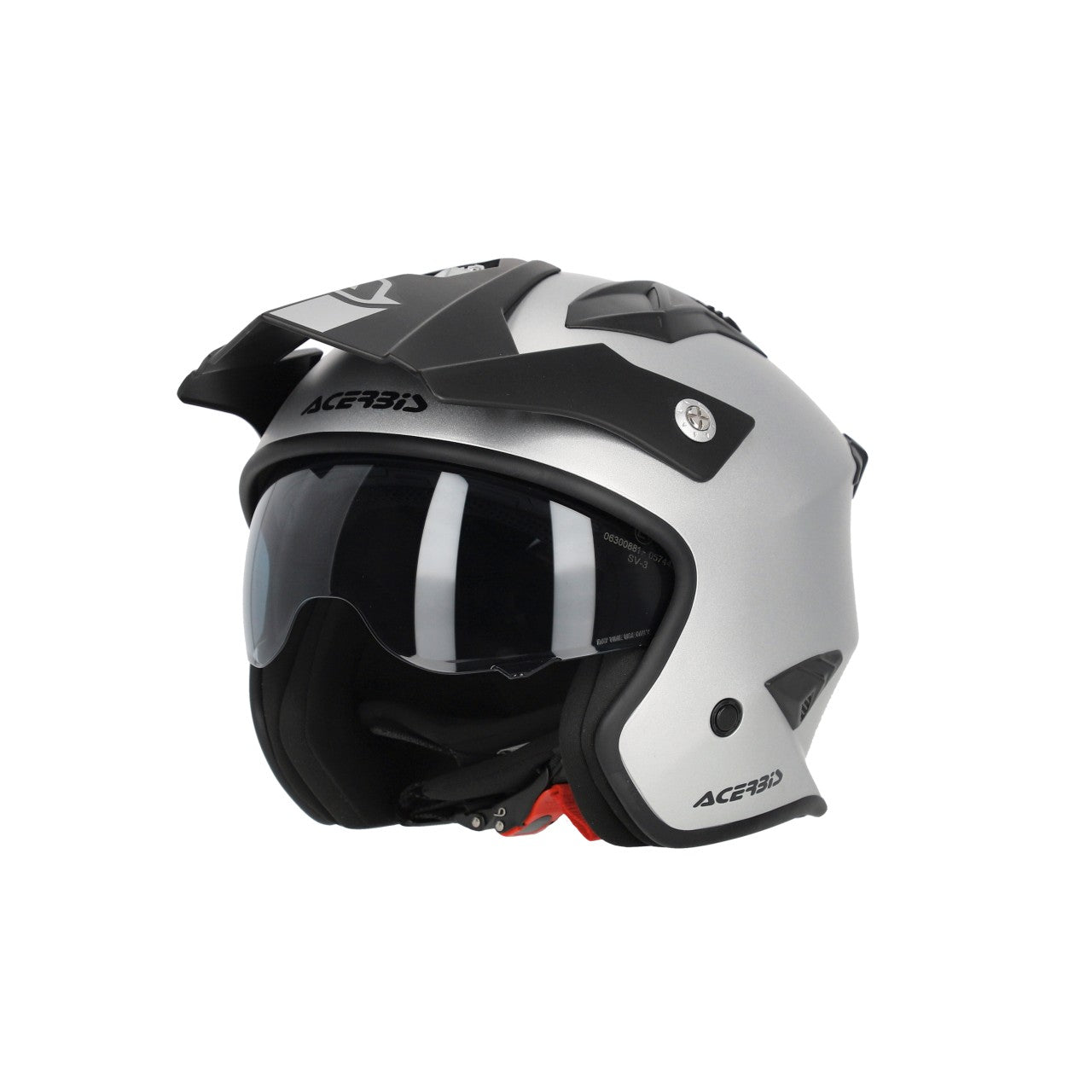 JET ARIA 22-06 HELMET SILVER