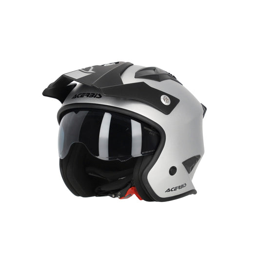 JET ARIA 22-06 HELMET SILVER