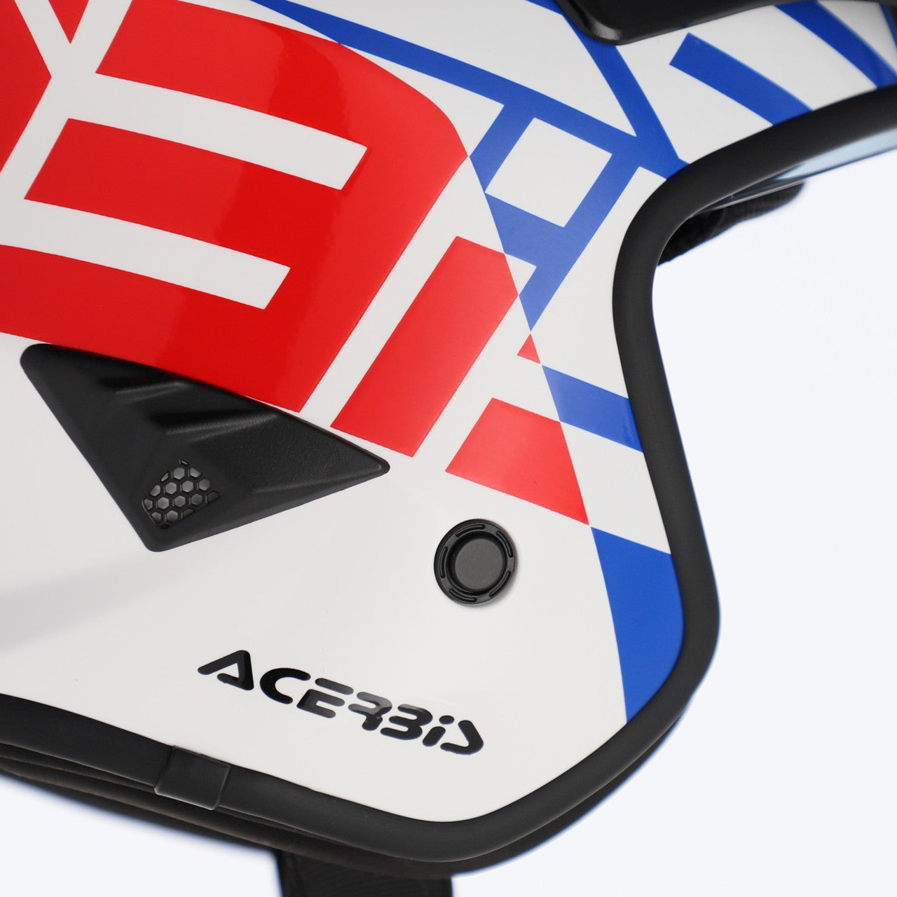 JET ARIA GRAPHIC HELMET WHITE/BLUE/RED