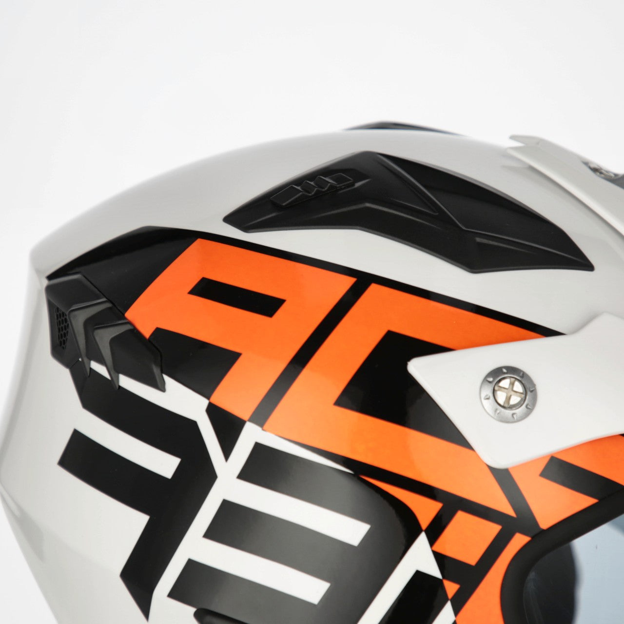 JET ARIA SPORT HELMET WHITE/ORANGE 229