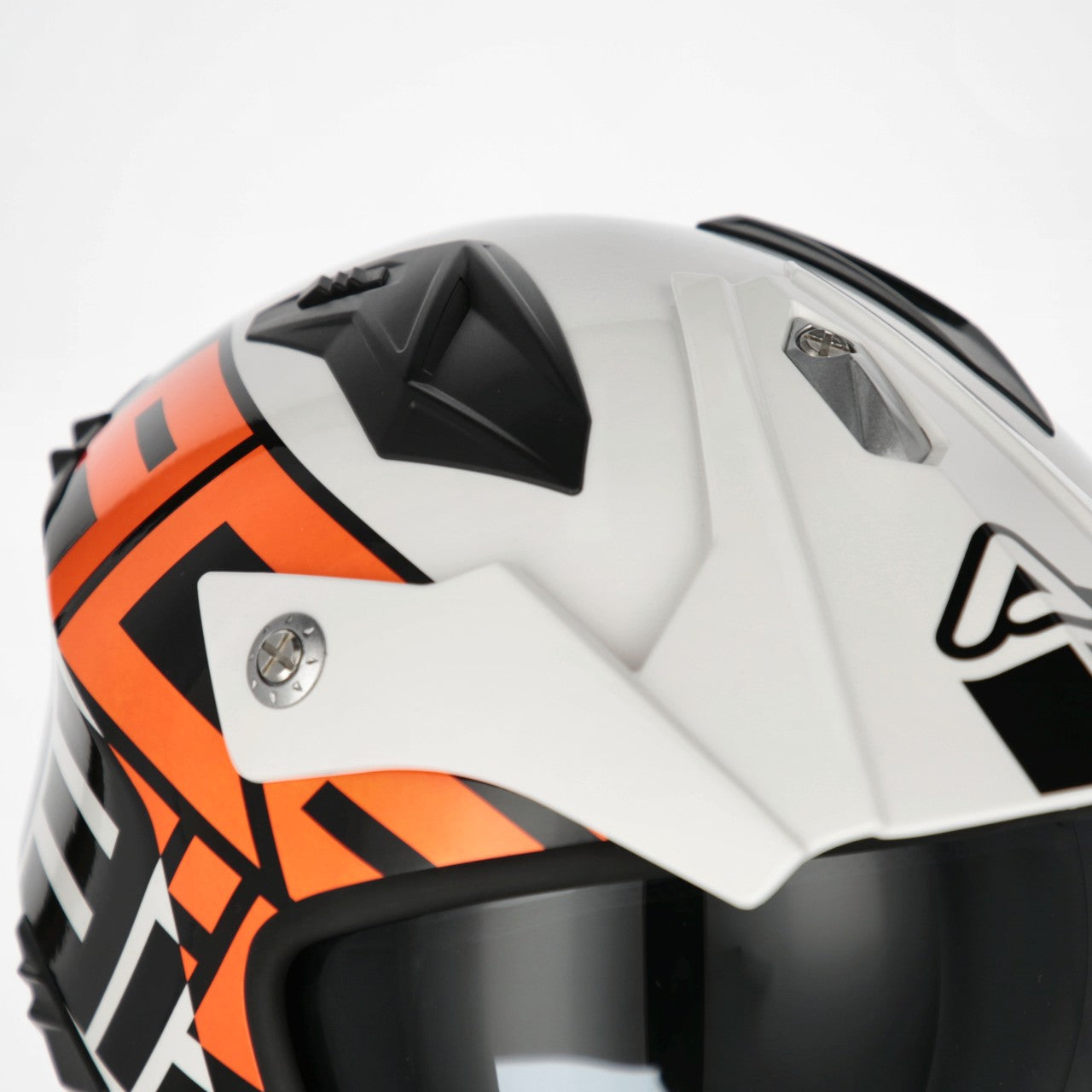 JET ARIA SPORT HELMET WHITE/ORANGE 229