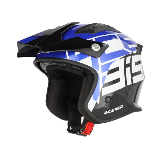 JET ARIA GRAPHIC HELMET BLACK/BLUE