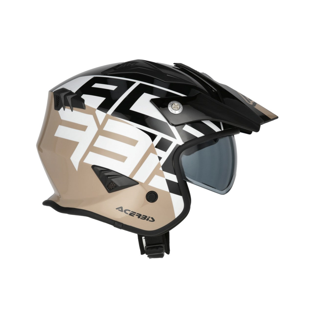 JET ARIA SPORT HELMET BLACK/BROWN 320