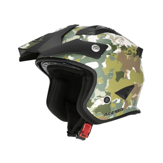 JET ARIA SPORT HELMET GREEN/BROWN 376