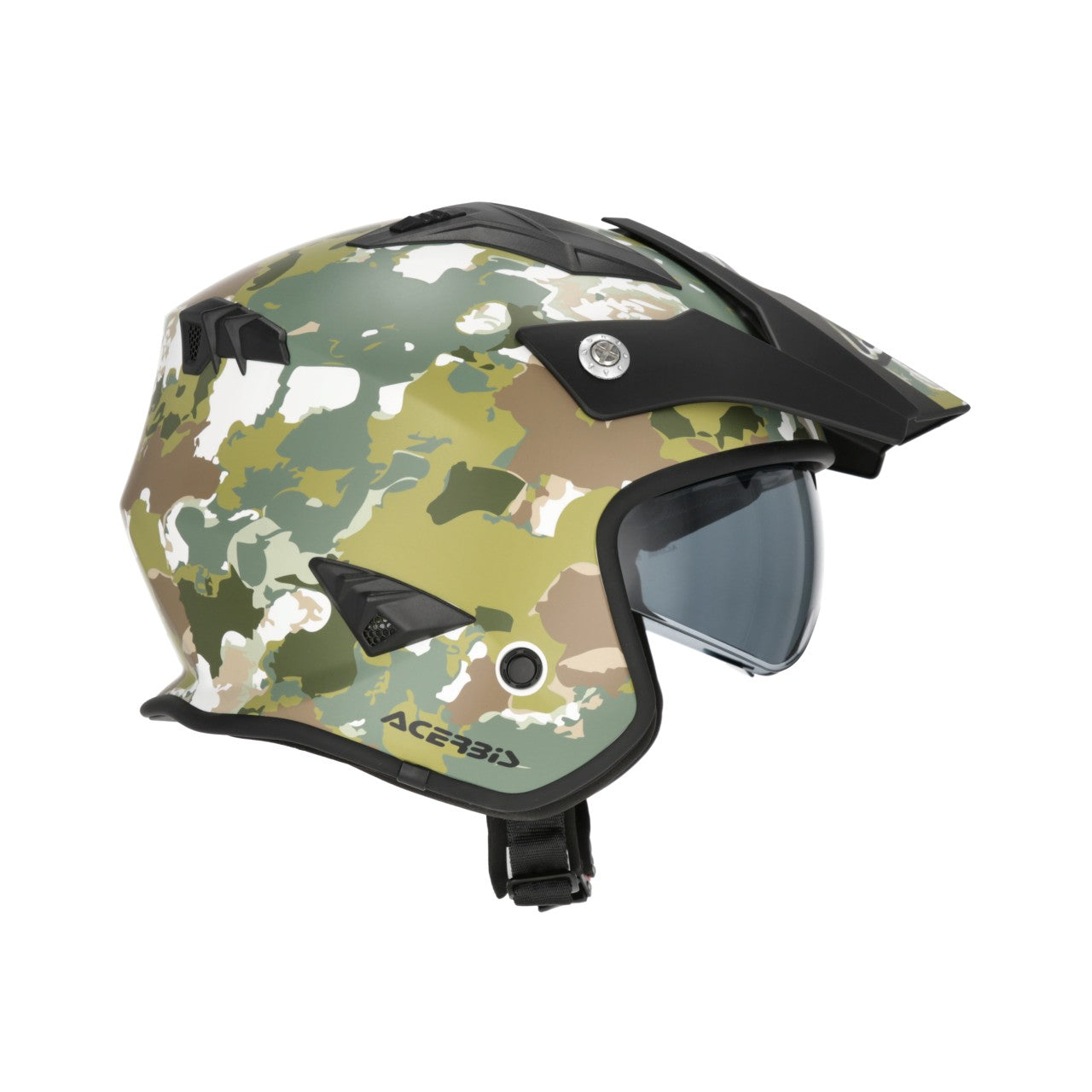 JET ARIA SPORT HELMET GREEN/BROWN 376