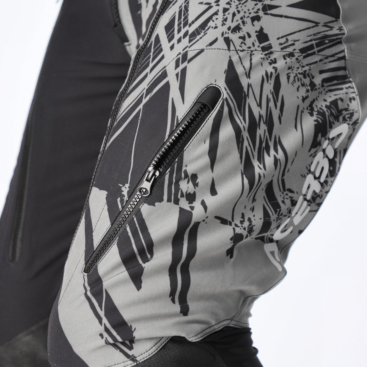 PANTS RALLY RACE IN BLACK/GREY 319