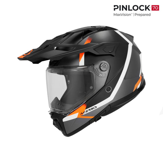 ATTACK HELMET MULTI COLOUR BLACK/FLO YELLOW WHITE/BLACK BLACK/ FLO ORANGE
