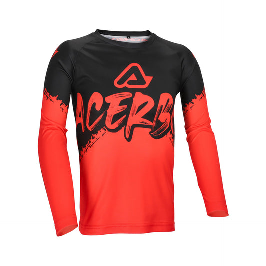 JERSEY MX LINEAR KID BLACK/RED 323
