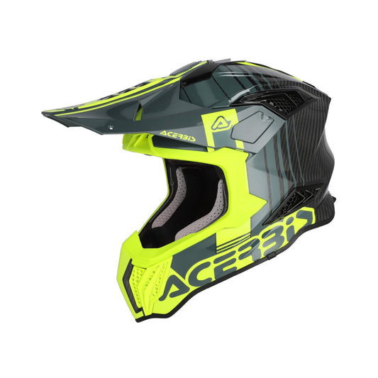 AIRSTRIKE-C CARBON HELMET BLACK/FLO YELLOW 457