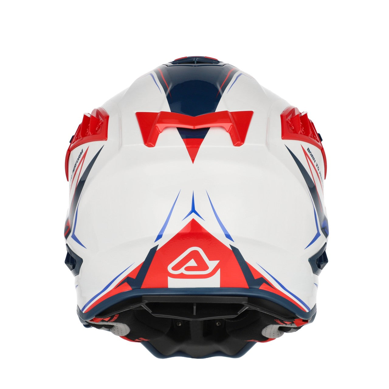 AIRSTRIKE-X HELMET WHITE/BLUE/RED FIBRE 034