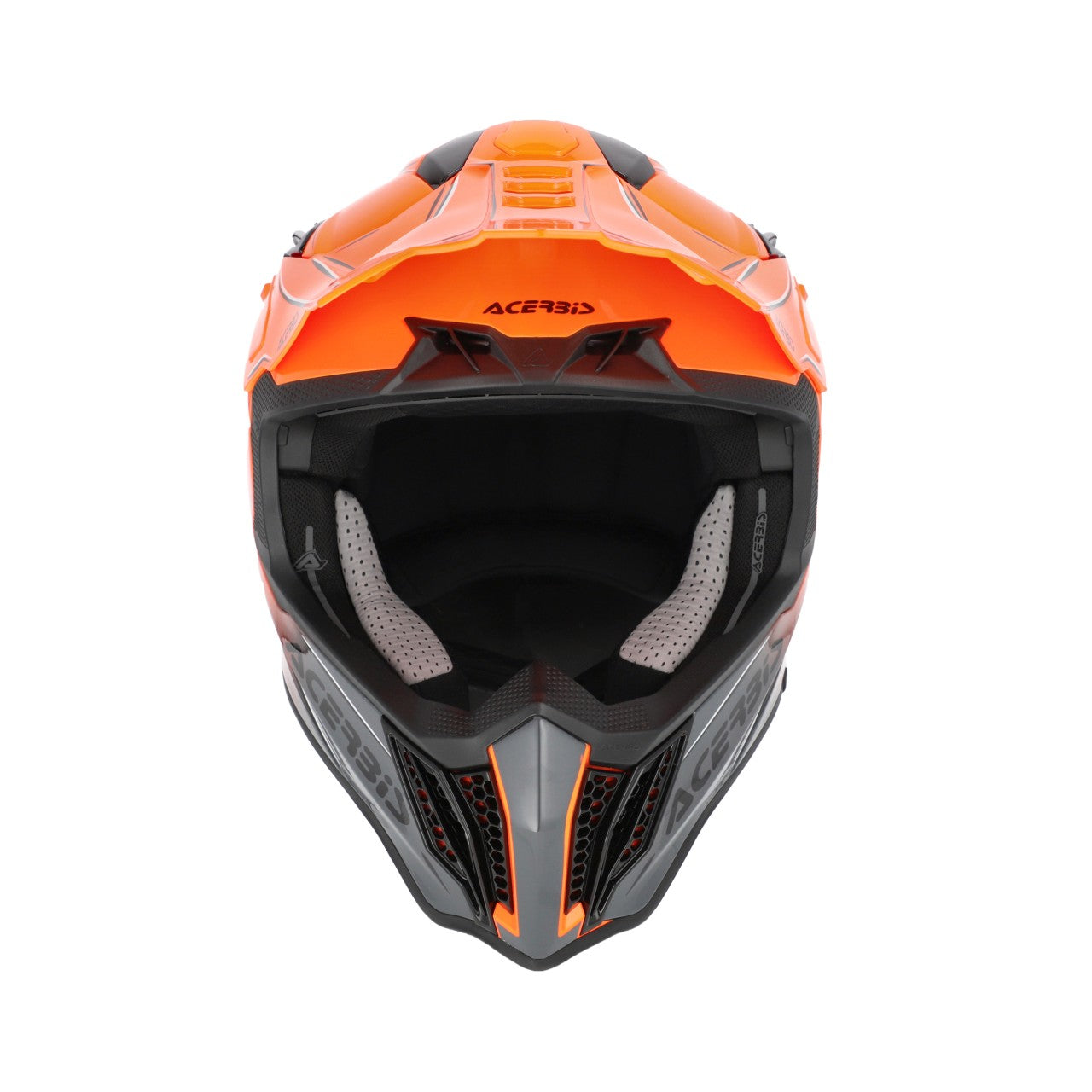 AIRSTRIKE-X HELMET ORANGE/GREY FIBRE 207