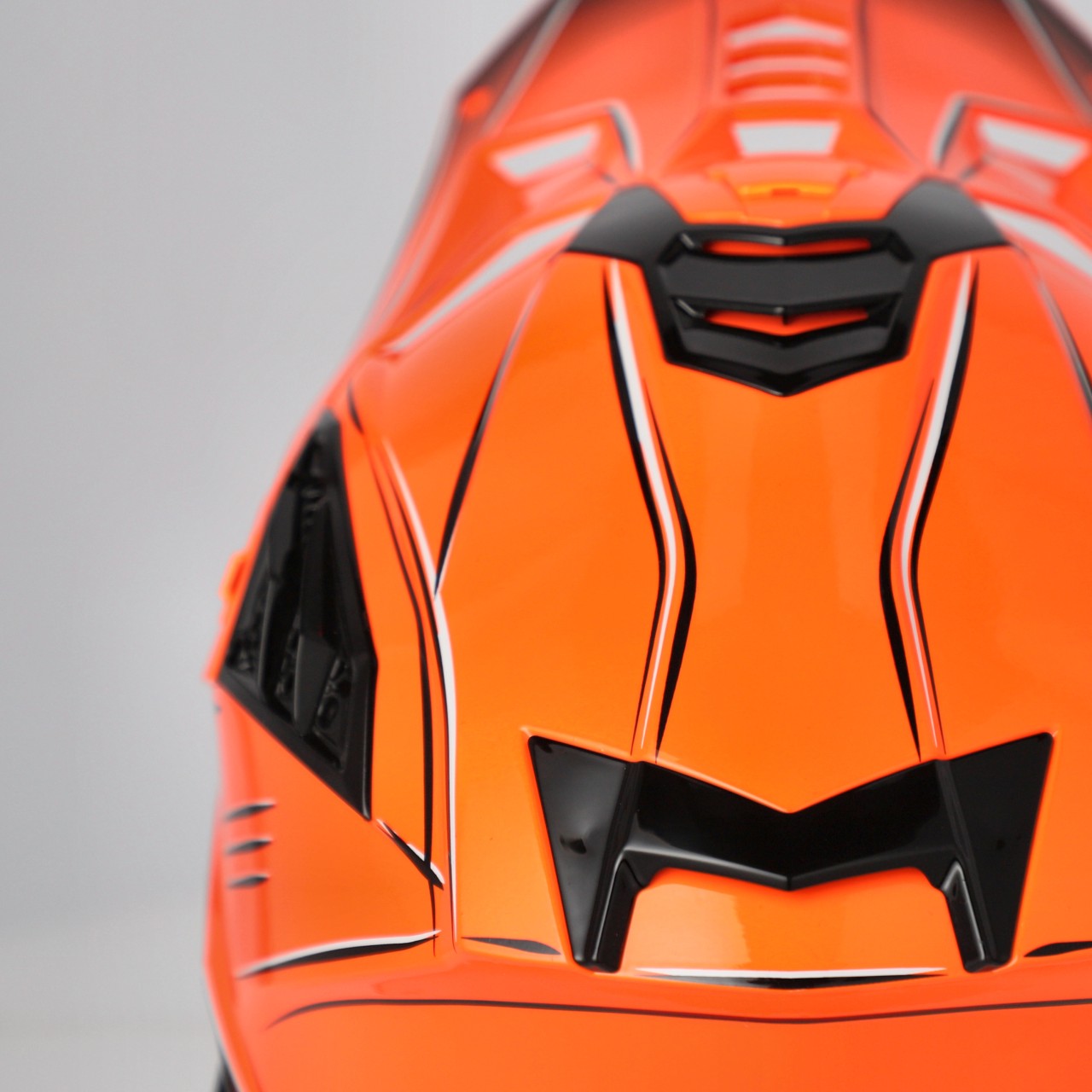AIRSTRIKE-X HELMET ORANGE/GREY FIBRE 207