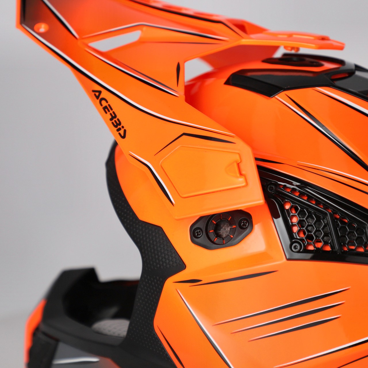 AIRSTRIKE-X HELMET ORANGE/GREY FIBRE 207