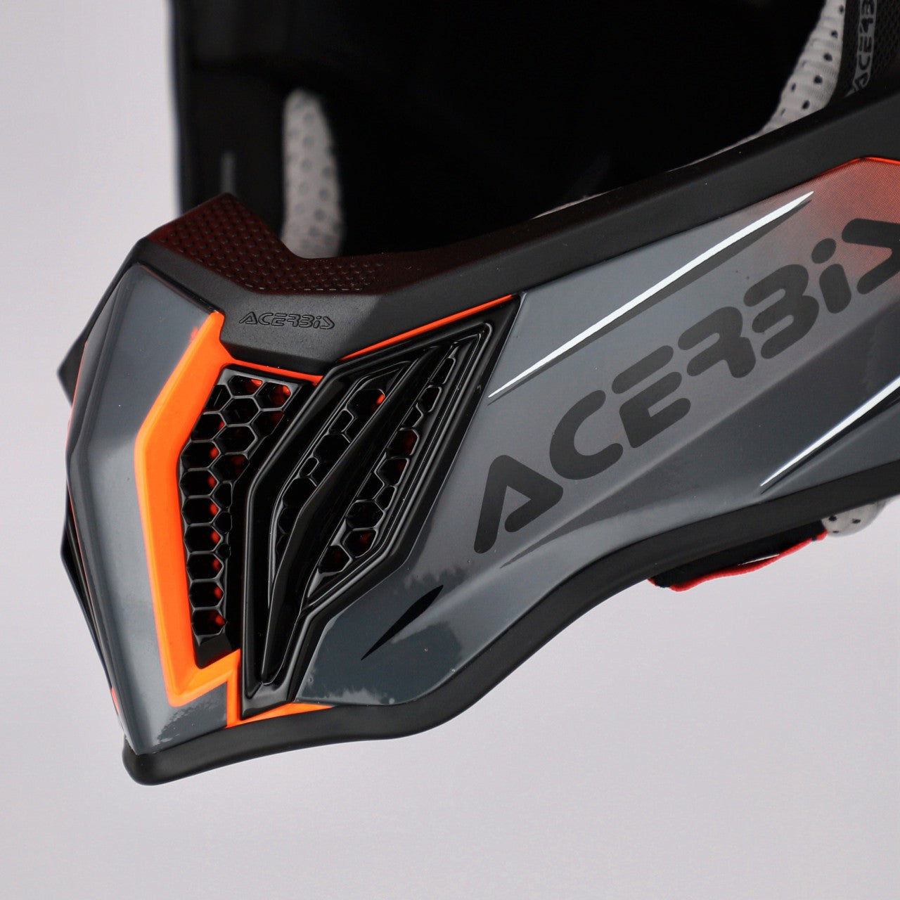 AIRSTRIKE-X HELMET ORANGE/GREY FIBRE 207