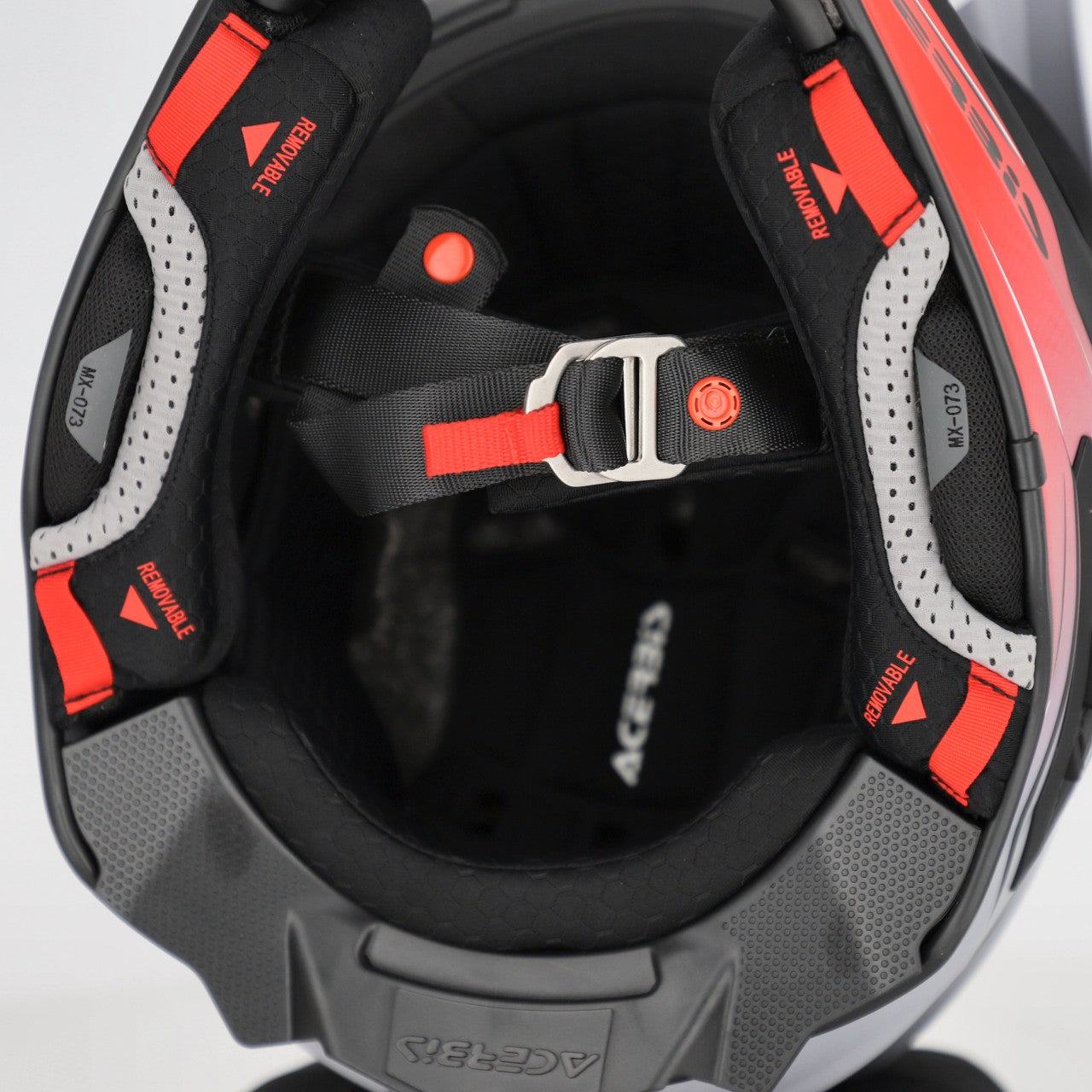 AIRSTRIKE-X HELMET GREY/RED FIBRE 295