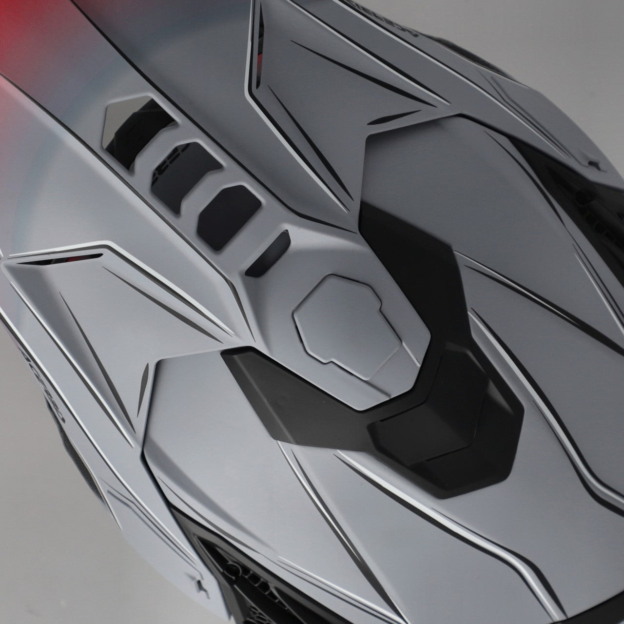 AIRSTRIKE-X HELMET GREY/RED FIBRE 295