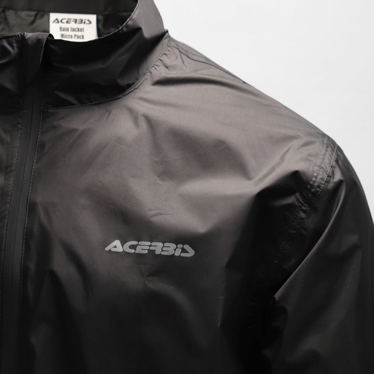 RAIN JACKET MICROPAK BLACK SML-3XL
