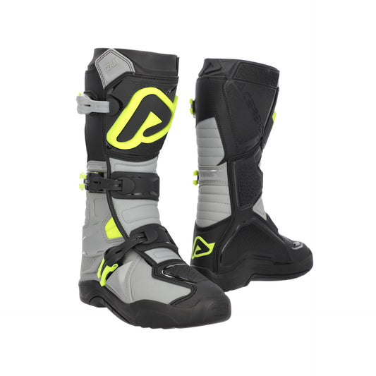 X-TEAM 2.0 BOOTS BLACK/FLO YELLOW 444