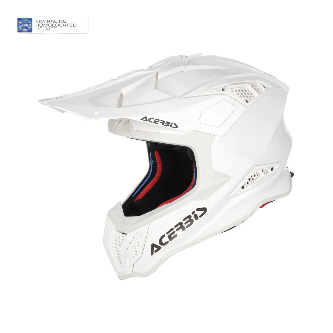 AIRSTRIKE FIM RACING#2 HELMET WHITE