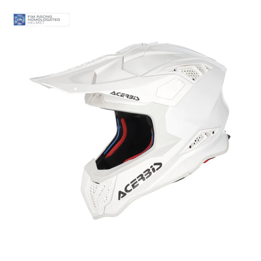 AIRSTRIKE FIM RACING#2 HELMET WHITE