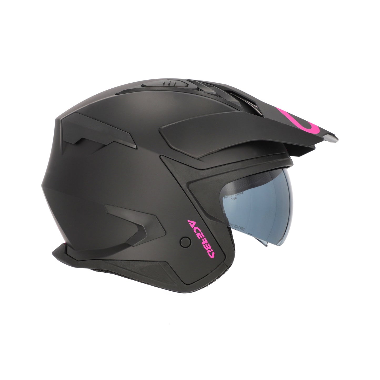 JET ARIA EVO SOLID HELMET BLACK/PINK 723