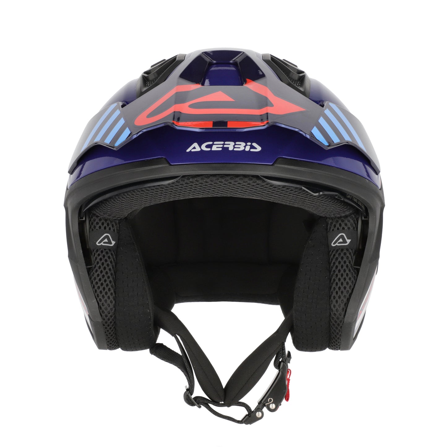 JET ARIA EVO GRAPHIC HELMET WHITE/BLUE/RED 034