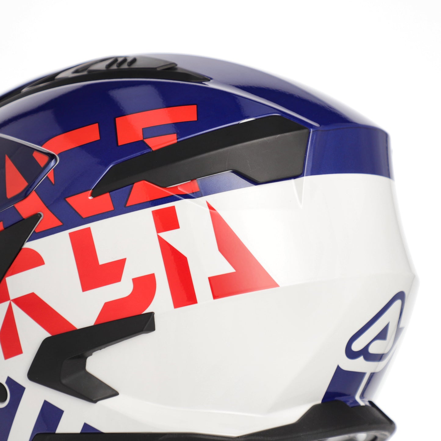 JET ARIA EVO GRAPHIC HELMET WHITE/BLUE/RED 034