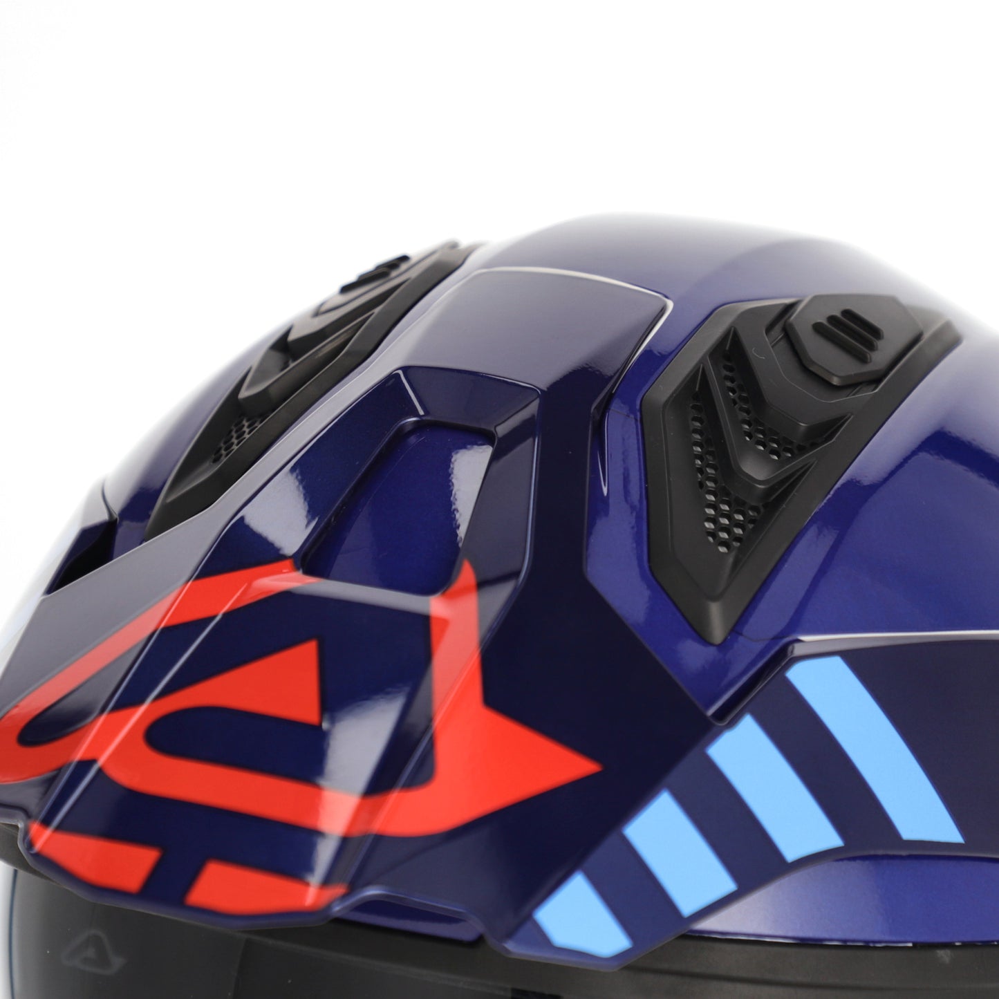 JET ARIA EVO GRAPHIC HELMET WHITE/BLUE/RED 034