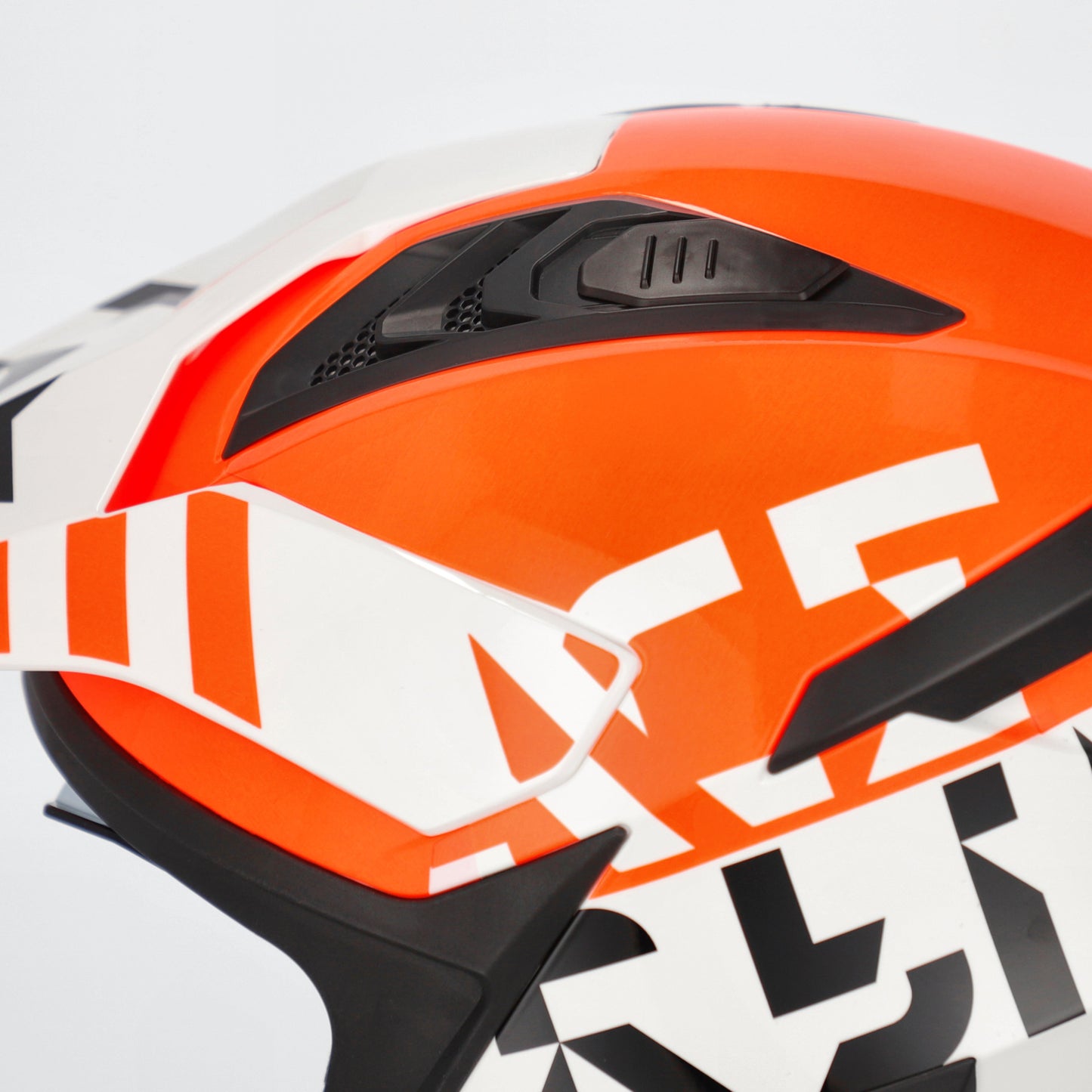 JET ARIA EVO GRAPHIC HELMET WHITE/ORANGE 229