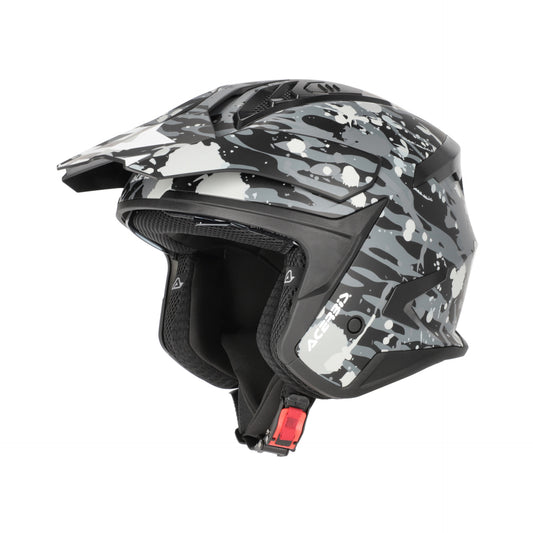 JET ARIA EVO GRAPHIC HELMET GREY/BLACK 293