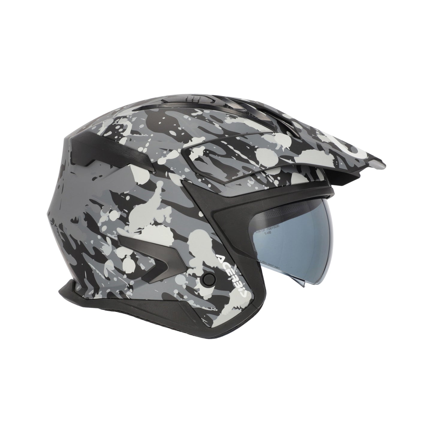 JET ARIA EVO GRAPHIC HELMET GREY/BLACK 293