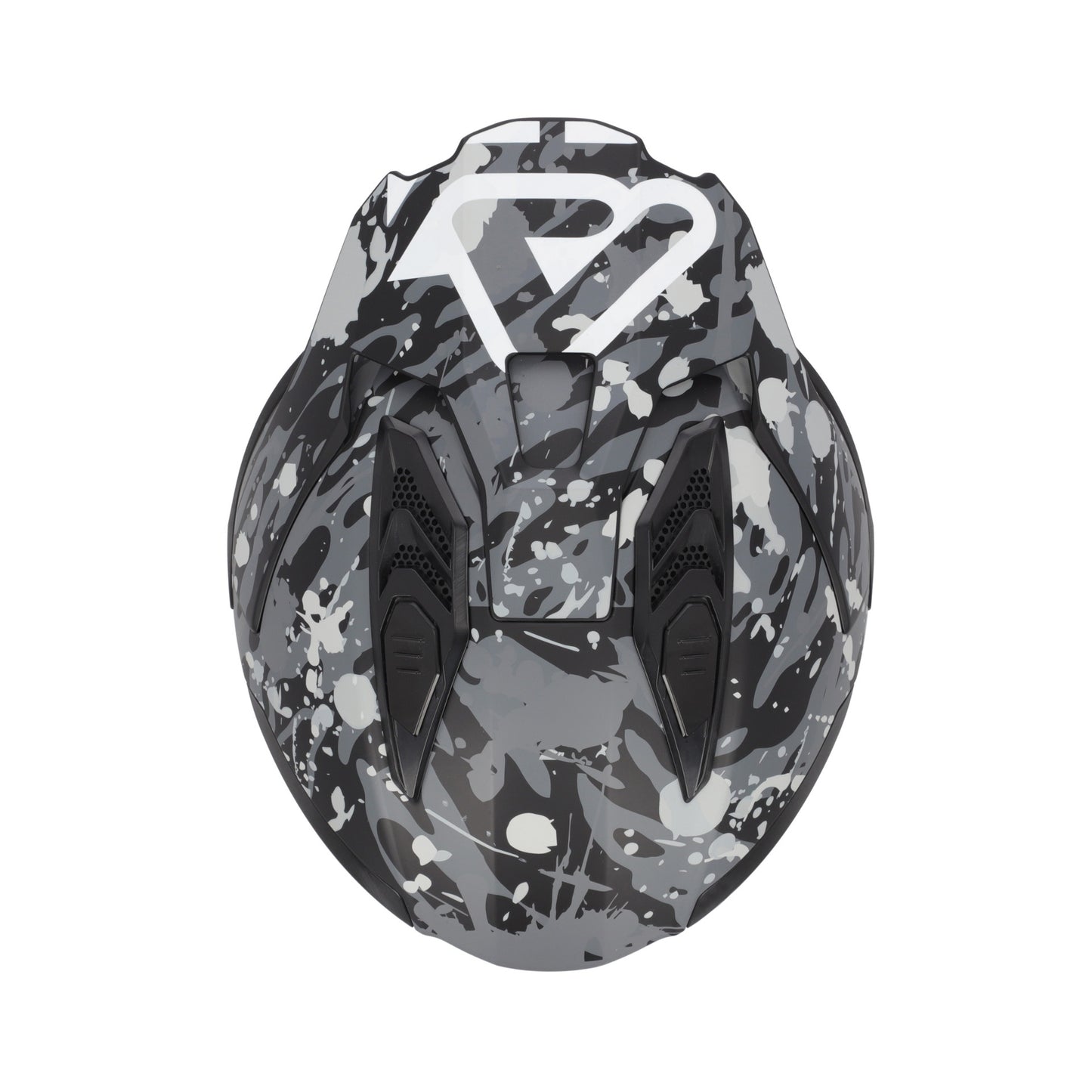 JET ARIA EVO GRAPHIC HELMET GREY/BLACK 293